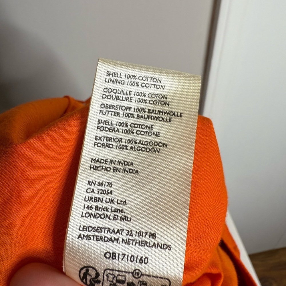 Maeve - Anthropologie - Orange Pleated Poplin Shorts 100% Cotton - US 4 - Picture 7 of 10